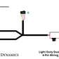 Diode Dynamics Light Duty Dual Output 3-way 4-pin Wiring Harness - Racecraft Industries
