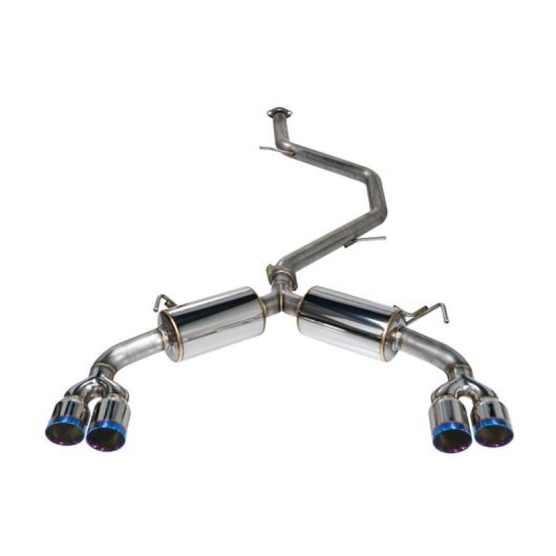 Remark 2019+ Toyota Corolla Hatchback Quad-Exit Cat-Back Exhaust Burnt Stainless Steel - Racecraft Industries