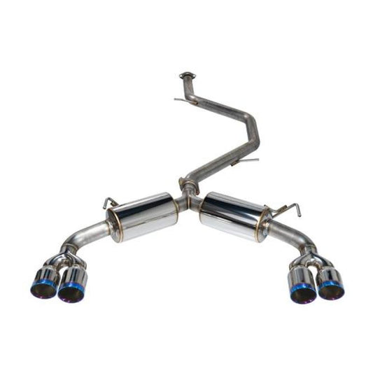 Remark 2019+ Toyota Corolla Hatchback Quad-Exit Cat-Back Exhaust Burnt Stainless Steel - Racecraft Industries