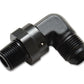 Vibrant -4AN to 1/4in NPT Male Swivel 90 Degree Adapter Fitting - Racecraft Industries