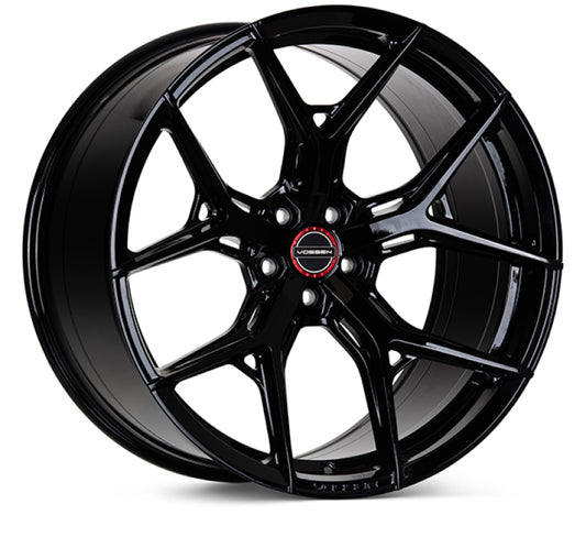 Vossen HF-5 20x10.5 / 5x114.3 / ET45 / Deep Face / 73.1 -GB - Gloss Black Wheel - Racecraft Industries