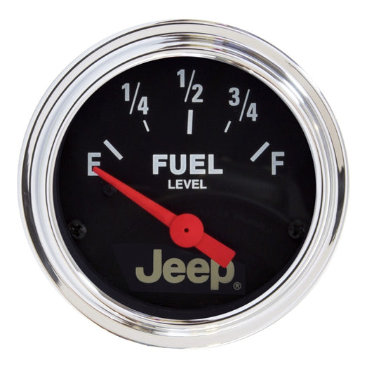 Autometer Jeep 52mm 73 OHMS Empty/8-12 OHMS Full Short Sweep Electronic Fuel Level Gauge - Racecraft Industries