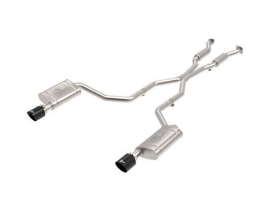 aFe 11-21 Dodge Durango V6-3.6L / V8-5.7L MACH Force-Xp 304 SS Cat-Back Exhaust System w/ Black Tip - Racecraft Industries