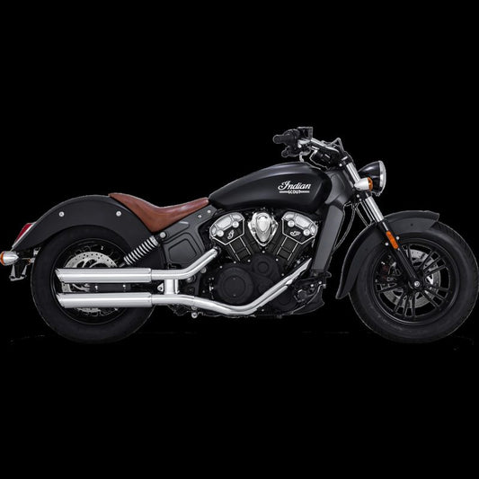 Vance & Hines 15-20 Indian Scout/Bobber Twin Slash 3in PCX Slip-On Exhaust - Racecraft Industries