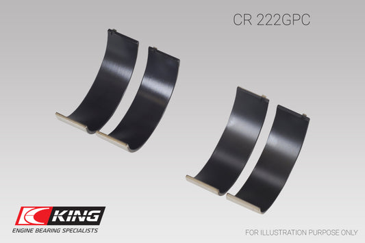 King BMW N55B30A Sputter Replacement (Size STD) Rod Bearing Set (2 Pair) - Racecraft Industries