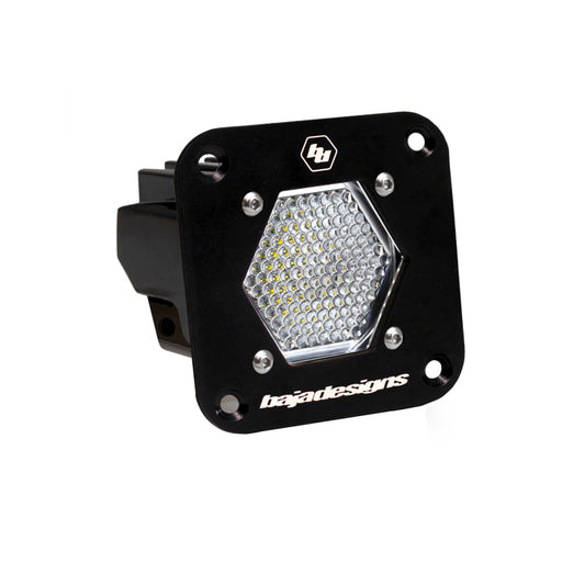 Baja Designs LED Light Pod Flush Mount Clear S1 Work/Scene Pattern - Racecraft Industries
