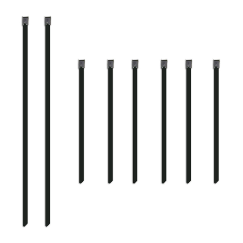 Mishimoto Set of Six 6in & Two 14in Stainless Steel Locking Ties - Racecraft Industries