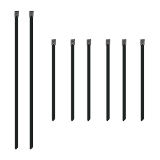 Mishimoto Set of Six 6in & Two 14in Stainless Steel Locking Ties - Racecraft Industries