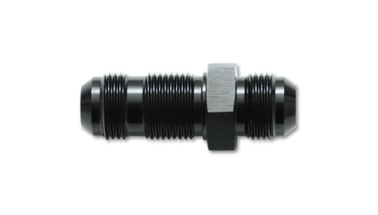 Vibrant -16AN Flare Straight Bulkhead Adapter Fitting - Aluminum - Racecraft Industries