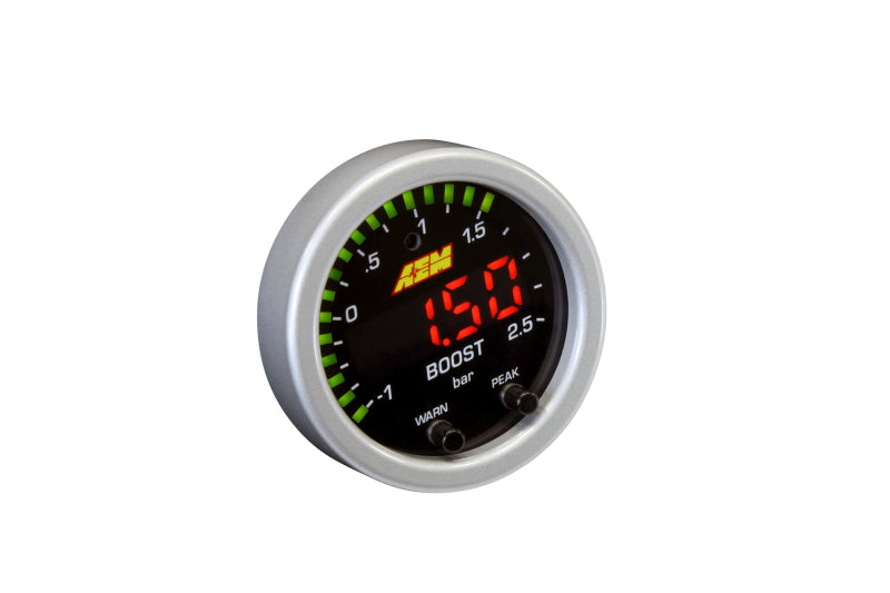 AEM X-Series Boost Pressure -30inHg 35psi Gauge - Racecraft Industries