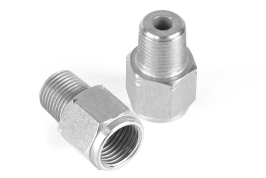 Haltech M10 x 1.0 to 1/8 BSPT Adaptor - Stainless Steel - Racecraft Industries