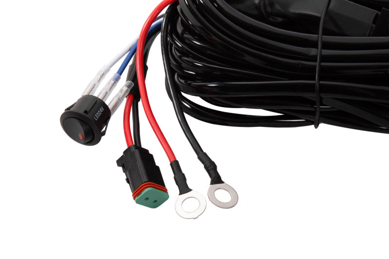 Diode Dynamics Heavy Duty (Single) Output Light Bar Wiring Harness - Racecraft Industries