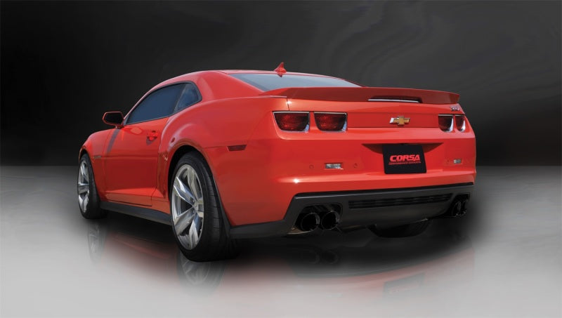 Corsa 2012-2015 Chevrolet Camaro Coupe ZL1 6.2L V8 Black Sport Cat-Back + XO Exhaust - Racecraft Industries