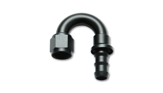Vibrant -8AN Push-On 180 Deg Hose End Fitting - Aluminum - Racecraft Industries