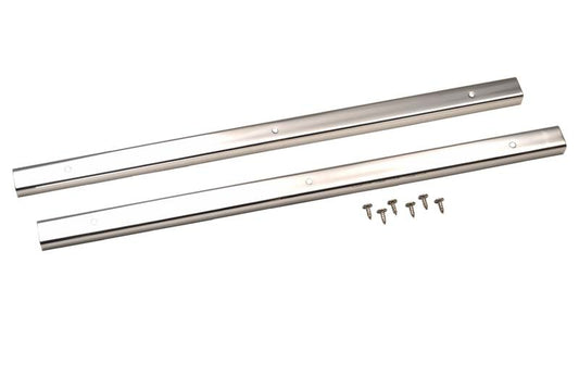 Kentrol 55-83 Jeep CJ5 Entry Guards Pair - Polished Silver - Racecraft Industries