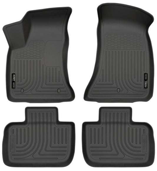 Husky Liners 11-12 Dodge Charger/Chrysler 300 WeatherBeater Combo Black Floor Liners - Racecraft Industries