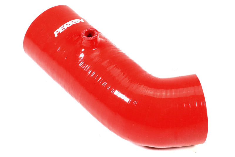 Perrin 22-23 Subaru BRZ/Toyota GR86 Silicone Inlet Hose (3in. ID / SS Wire) - Red - Racecraft Industries