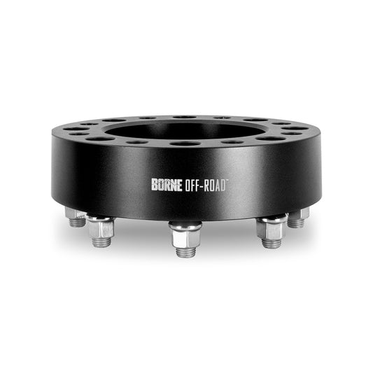 Borne Off-Road Wheel Spacers 8x180 124.1 50 M14 Black - Racecraft Industries