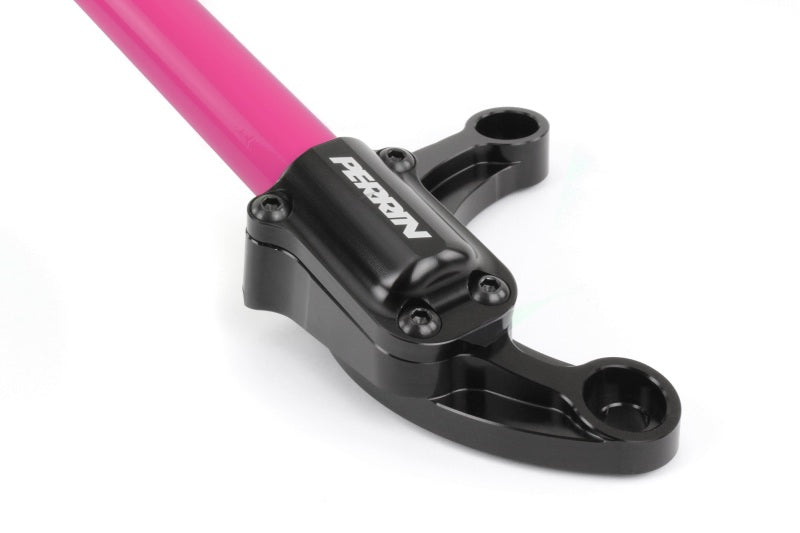 Perrin 2008+ WRX/STI Front Strut Brace - Hyper Pink - Racecraft Industries