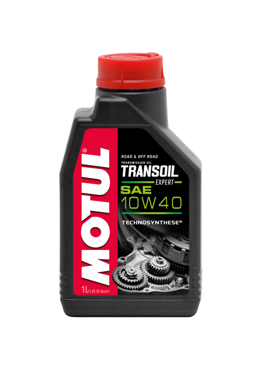 Motul 1L Powersport TRANSOIL Expert SAE 10W40 Technosynthese Fluid for Gearboxes - Racecraft Industries