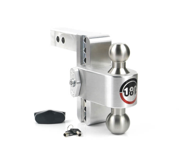 Weigh Safe 180 Hitch 6in Drop Hitch & 2in Shank (10K/12.5K GTWR) - Aluminum - Racecraft Industries