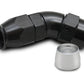 Vibrant 45 Degree One Piece Hose End for PTFE Lined Hose Size -8AN - Racecraft Industries