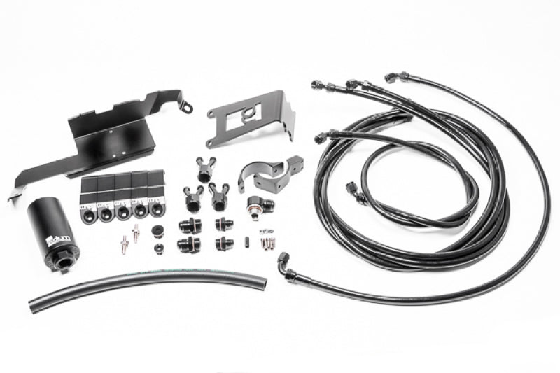 Radium Engineering Nissan R35 GT-R Fuel Hanger Feed Kit - Stainless - Racecraft Industries