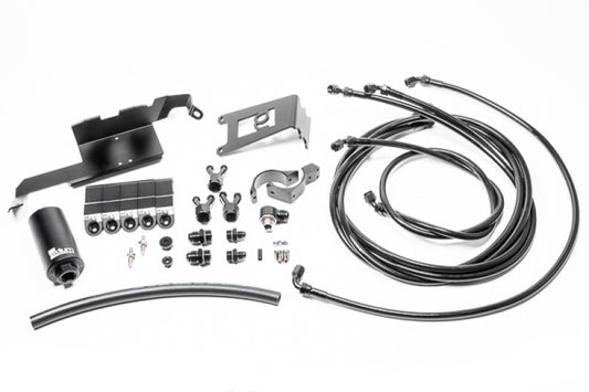 Radium Engineering Nissan R35 GT-R Fuel Hanger Feed Kit - Stainless - Racecraft Industries
