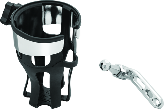 Kuryakyn Reflex Drink Holder-Perch Mount Chrome - Racecraft Industries