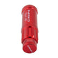 NRG 700 Series M12 X 1.25 Steel Lug Nut w/Dust Cap Cover Set 21 Pc w/Locks & Lock Socket - Red - Racecraft Industries