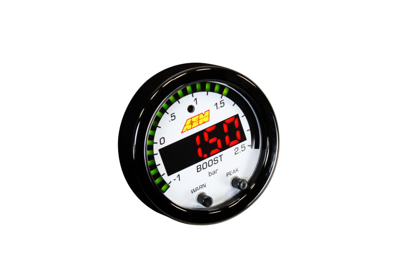 AEM X-Series Boost Pressure -30inHg 35psi Gauge - Racecraft Industries