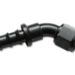 Vibrant -8AN Push-On 45 Deg Hose End Fitting - Aluminum - Racecraft Industries