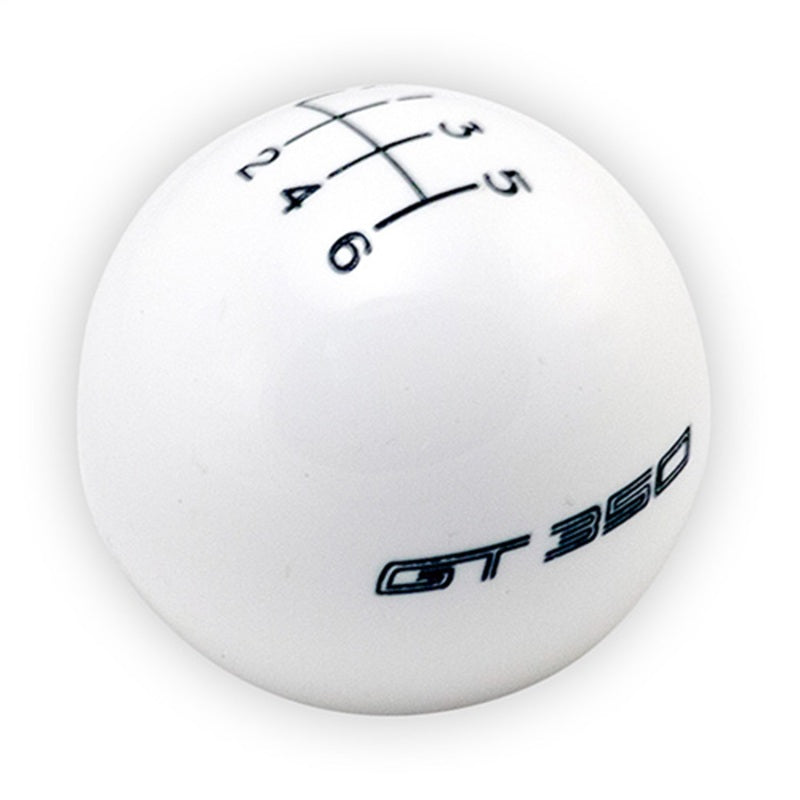 Ford Racing 15-19 Mustang GT350 White 6-Speed Shift Knob - Racecraft Industries