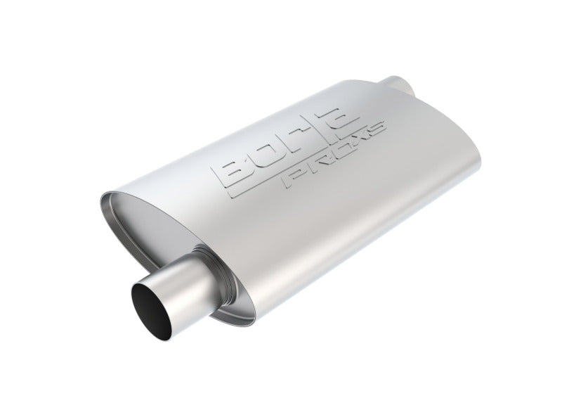 Borla Pro-XS 2.25in Tubing 14in x 4in x 9.5in Oval Offset/Offset Muffler - Racecraft Industries