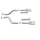 MagnaFlow Axle-Back, SS, 2.5in, Quad Split Rear 3.5in Tip 2015 Dodge Challenger 3.6L V6 - Racecraft Industries