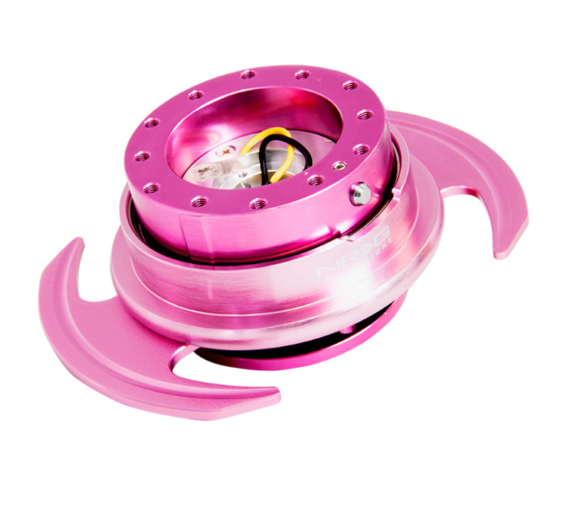 NRG Quick Release Kit Gen 3.0 - Pink Body / Pink Ring w/Handles - Racecraft Industries