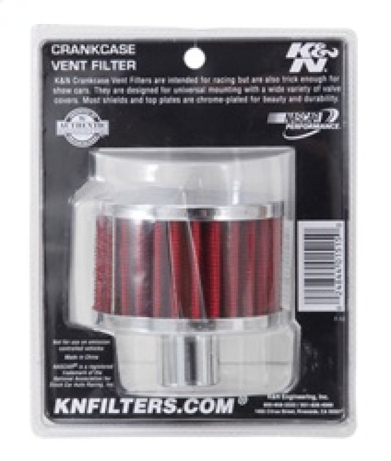 K&N Filter 1in Vent 3in Diameter 2in Height - Racecraft Industries