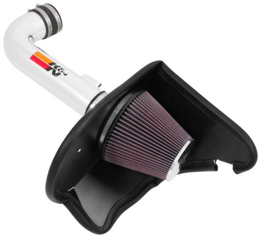 K&N 16-17 Chevy Camaro 3.6L Silver Typhoon Short Ram Intake - Racecraft Industries
