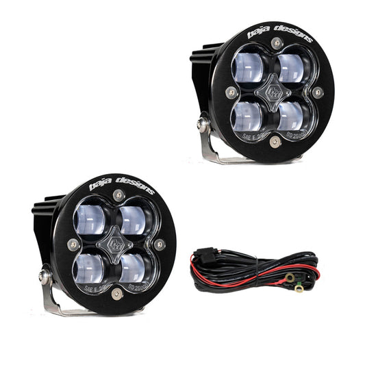 Baja Designs Squadron R SAE LED Spot Light - Clear - Pair - Racecraft Industries