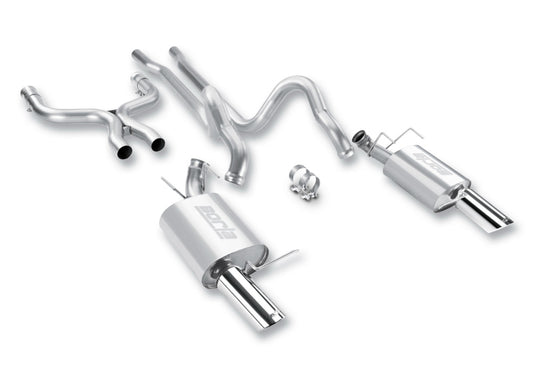 Borla 2011-2012 Mustang GT 5.0L 8cyl 6spd RWD Agressive ATAK Catback Exhaust - Racecraft Industries