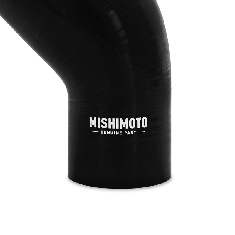 Mishimoto Silicone Reducer Coupler 45 Degree 3in to 3.75in - Black - Racecraft Industries
