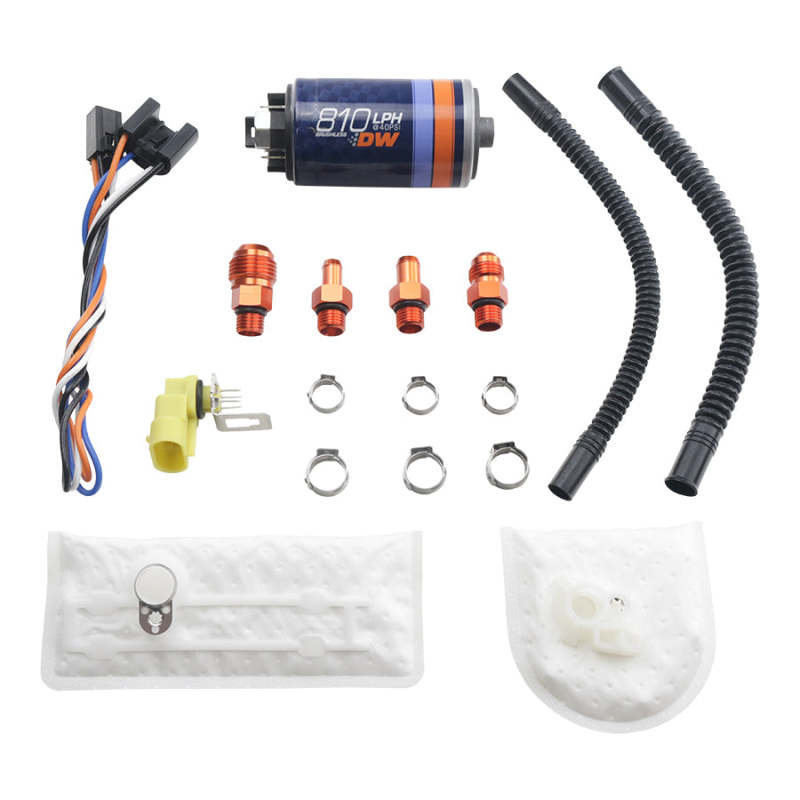 Deatschwerks DW810 Brushless Series 810lph In-Tank Brushless Fuel Pump w/ 9-1002 Install kit - Racecraft Industries