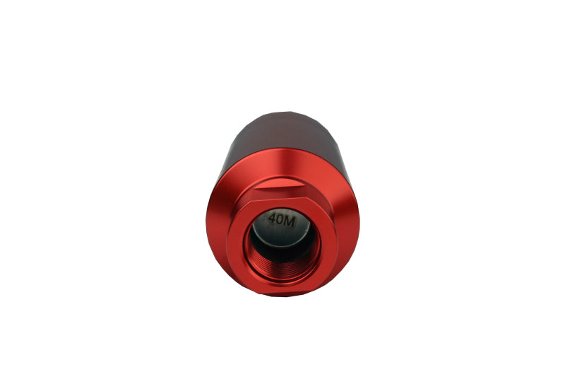 Aeromotive In-Line Filter - AN-10 size - 40 Micron SS Element - Red Anodize Finish - Racecraft Industries