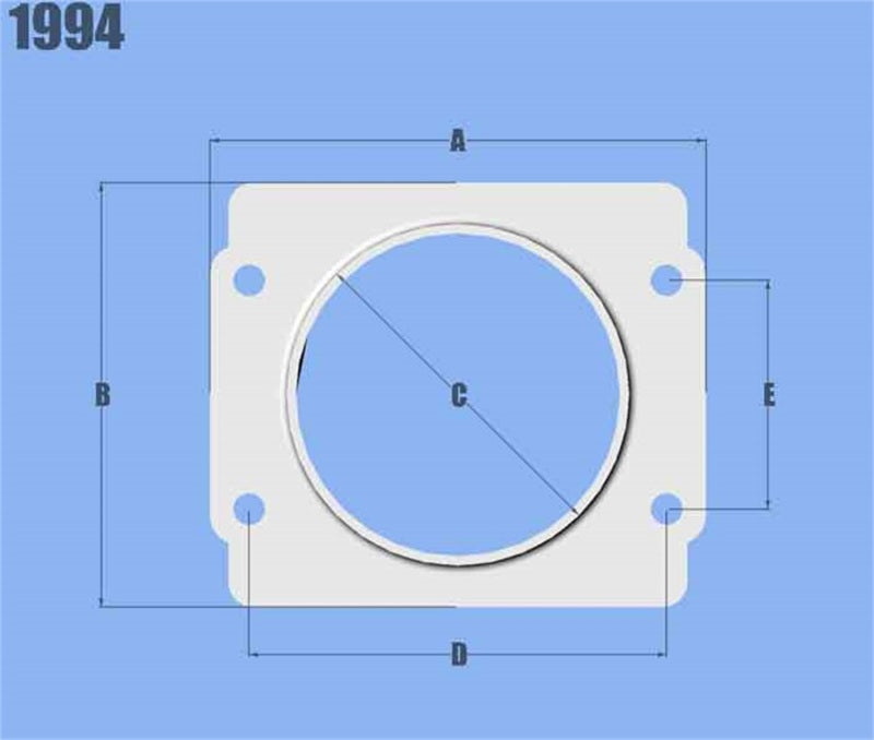 Vibrant MAF Sensor Adapter Plate for Subaru applications use w/ 3in Inlet I.D. filters only - Racecraft Industries