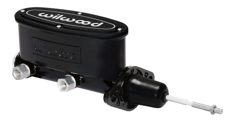 Wilwood High Volume Tandem Master Cylinder - 7/8in Bore Black-W/Pushrod - Racecraft Industries