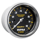 Autometer Marine Carbon Fiber 3-3/8in 8k RPM Tachometer - Racecraft Industries