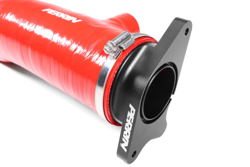 Perrin 2022+ Subaru WRX Red 3in Turbo Inlet Hose w/ Nozzle - Racecraft Industries