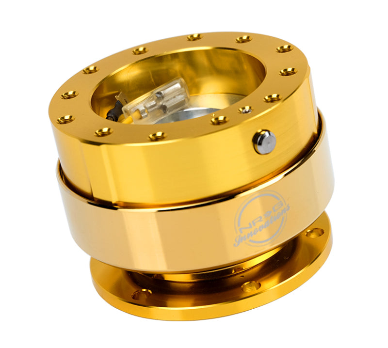 NRG Quick Release - Gold Body/Chrome Gold Ring - Racecraft Industries