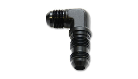Vibrant -6AN Bulkhead Adapter 90 Degree Elbow Fitting - Anodized Black Only - Racecraft Industries