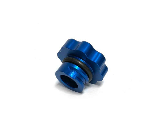 Fleece Performance 01-16 GM 2500/3500 Duramax Billet Oil Cap Cover - Blue - Racecraft Industries